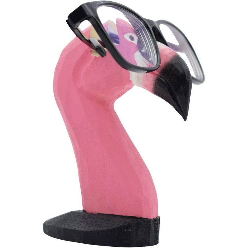 Handmade Wood Carving Eyeglasses Holder Stand