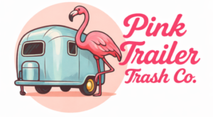 Horizontal Logo Pink Trailer Trash Co